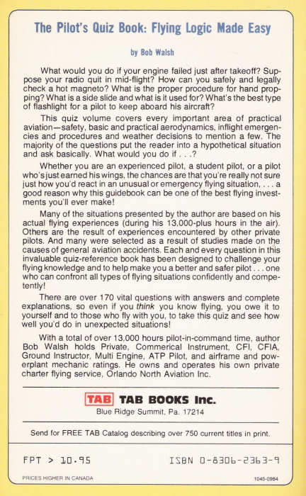 Flying Logic Made Easy By Bob Walsh