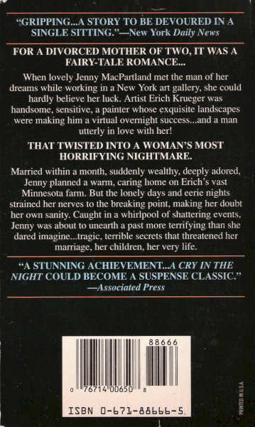 A Cry in the Night By Mary Higgins Clark