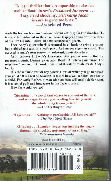 Defending Jacob By William Landay