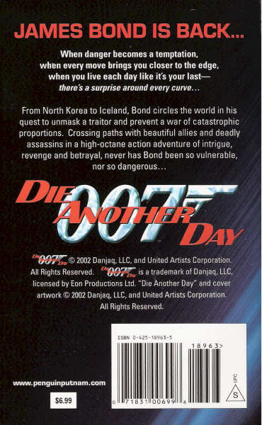 Die Another Day By Raymond Benson