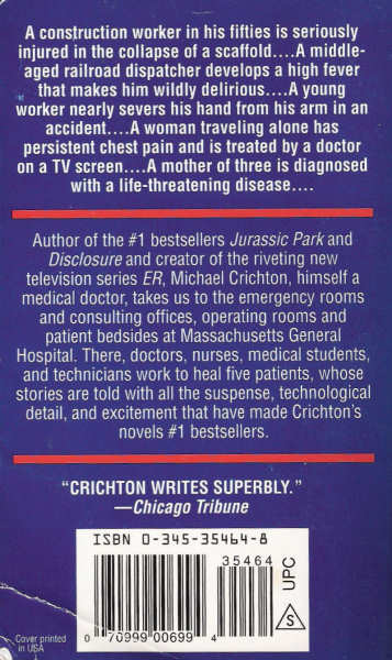 Five Patients By Michael Crichton