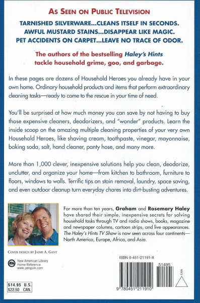 Haley's Cleaning Hints By Graham Haley