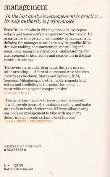 Management By Peter Drucker
