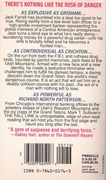 The Fall Line By Mark T. Sullivan