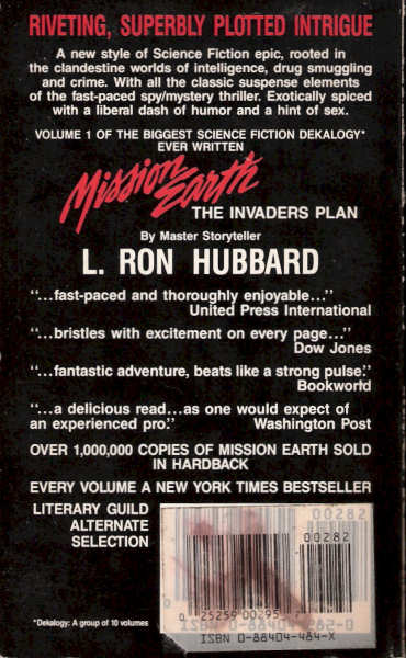 The Invaders Plan By L. Ron Hubbard