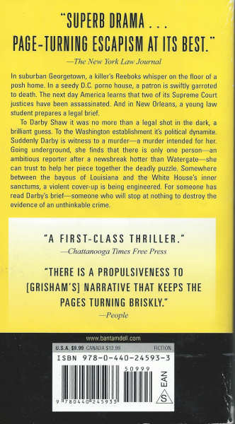 The Pelican Brief By John Grisham