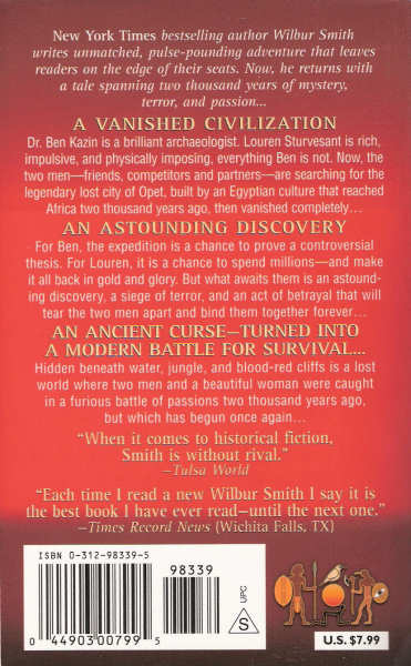 The Sunbird By Wilbur Smith