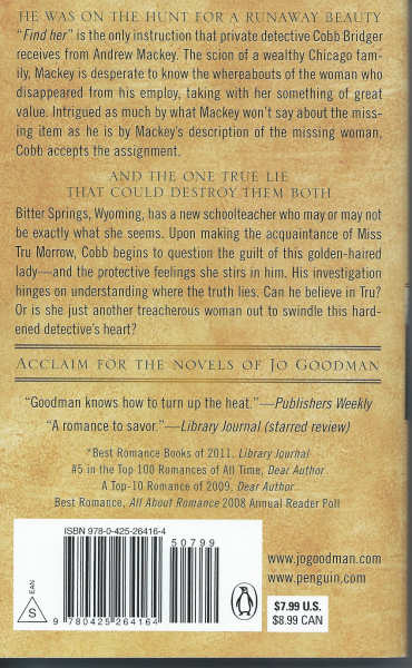 True To The Law By Jo Goodman